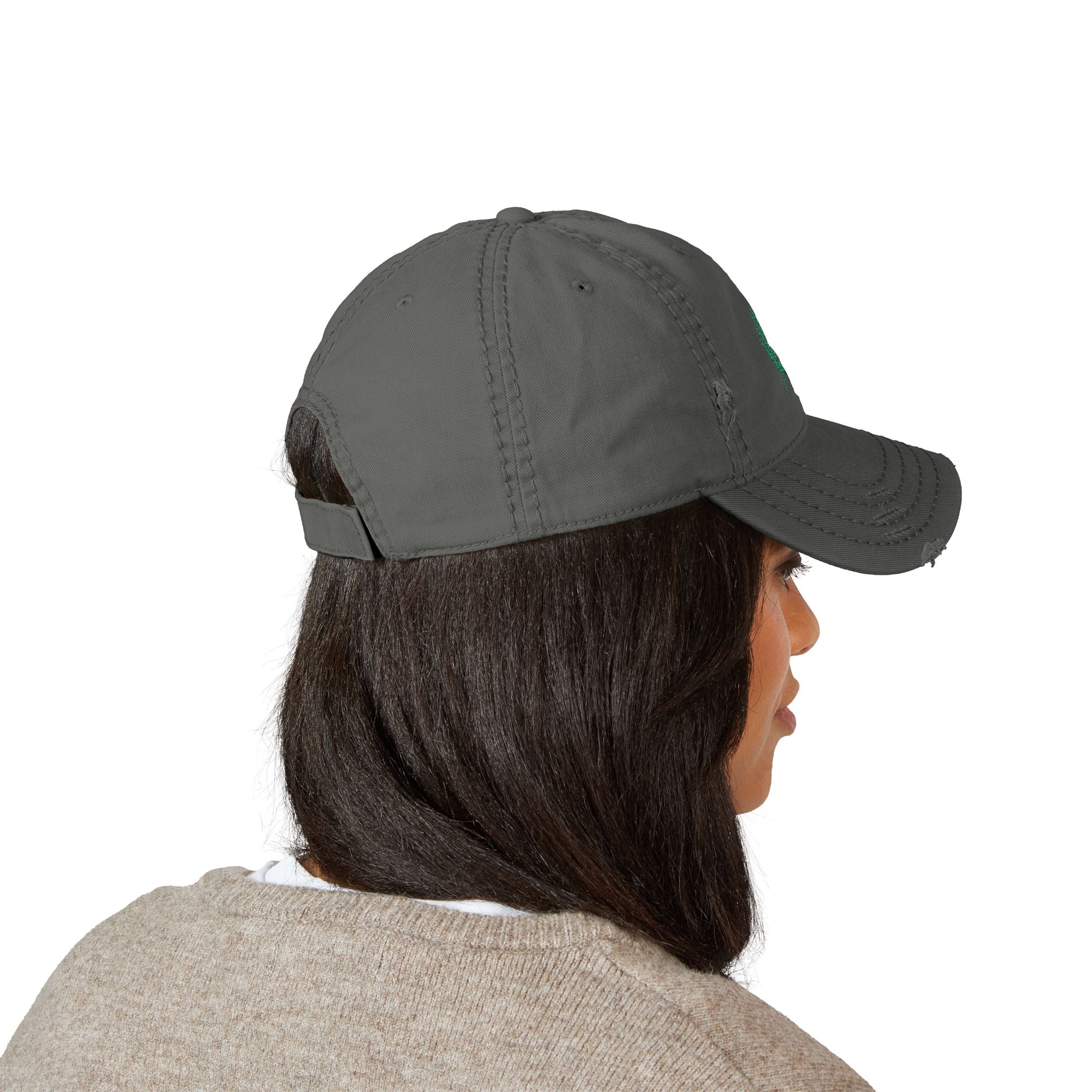 Phernz Embroidery Distressed Trucker Cap
